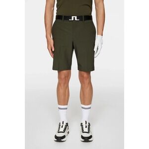 J. Lindeberg Eloy Mens Forest Green Performance Golf Shorts Sz 34 Gorpcore